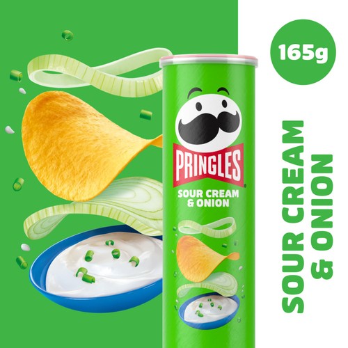 Pringles Sour Cream & Onion  165g thumbnail 2