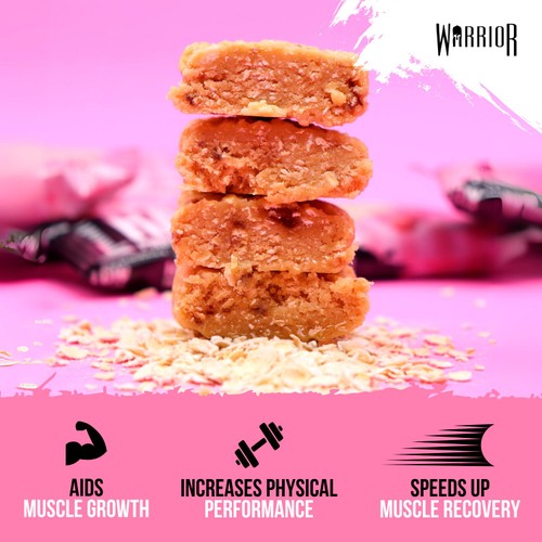 Warrior Raw Protein Flapjack White Chocolate Cranberry  thumbnail 4