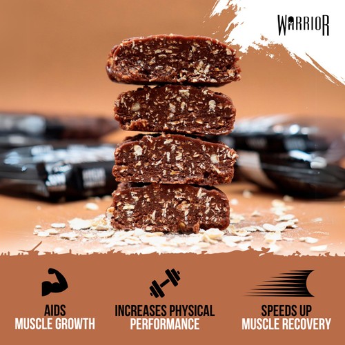 Warrior Raw Protein Flapjack Chocolate Brownie  thumbnail 4