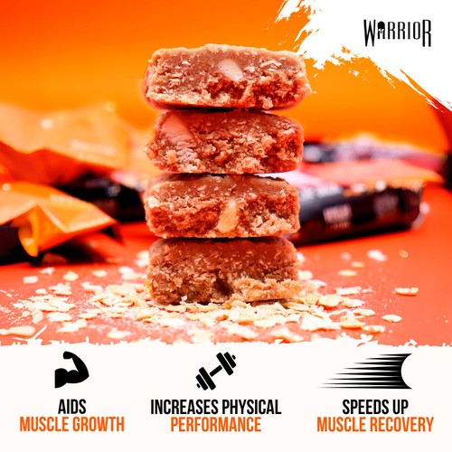 Warrior Raw Protein Flapjack-Chocolate Orange  thumbnail 3