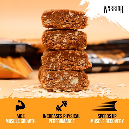 Warrior Raw Protein Flapjack Chocolate Peanut Butter  thumbnail 2