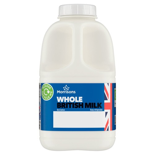 Morrisons Whole British Milk 1 Pint thumbnail 2