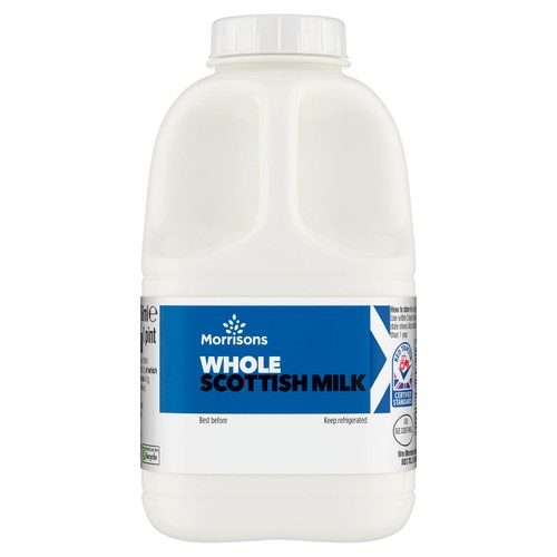 Morrisons Scottish Milk Whole 1 Pint thumbnail 2