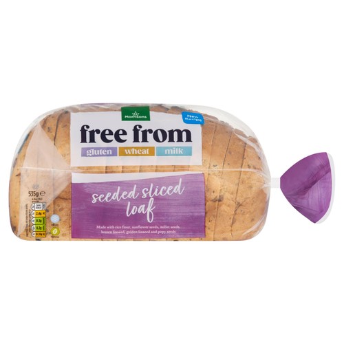 Morrisons Free From Seeded Sliced Loaf