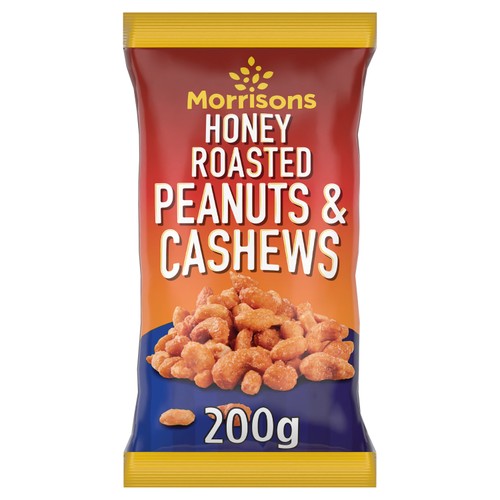 Morrisons Honey Roasted Peanuts & Cashews