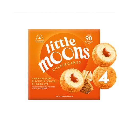 Little Moons Caramelised Biscuit & White Chocolate Cheesecakes Mochi thumbnail 3