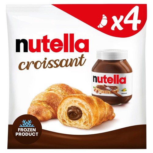 Nutella Chocolate & Hazelnut Bake at Home Croissants