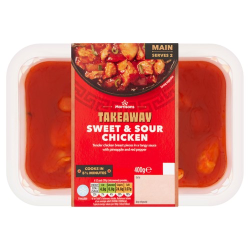 Morrisons Takeaway Sweet & Sour Chicken   400g thumbnail 2