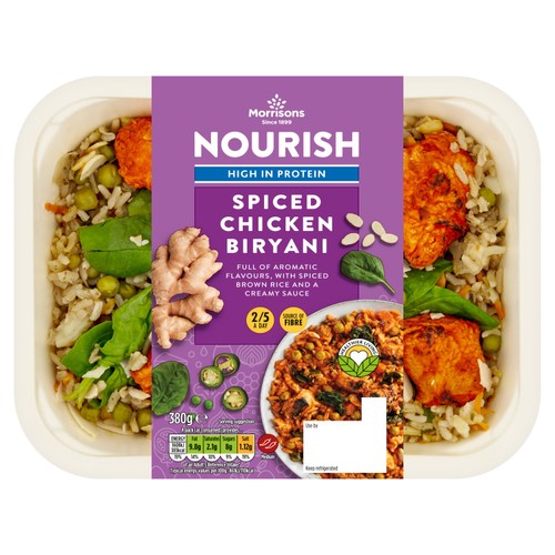 Morrisons Nourish Spiced Chicken Biryani  thumbnail 2