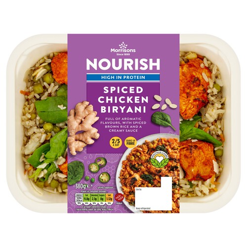 Morrisons Nourish Spiced Chicken Biryani thumbnail 2