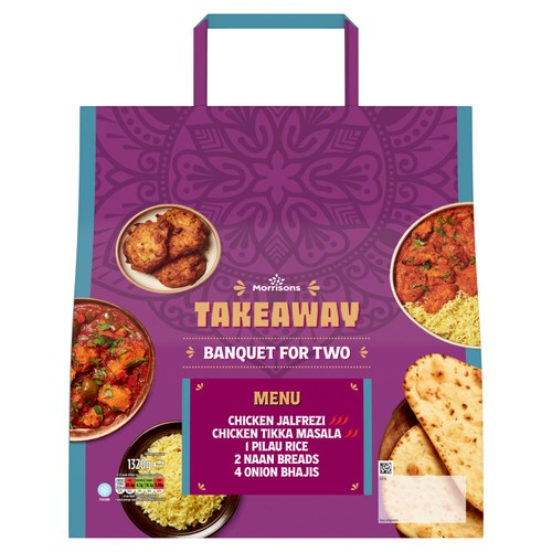 Morrisons Takeaway Banquet For Two- Chicken Jalfrezi & Chicken Tikka Masala thumbnail 2