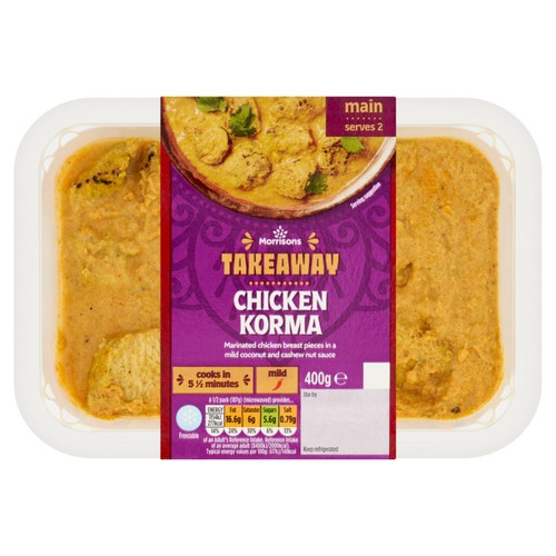 Morrisons Takeaway Chicken Korma   400g thumbnail 2