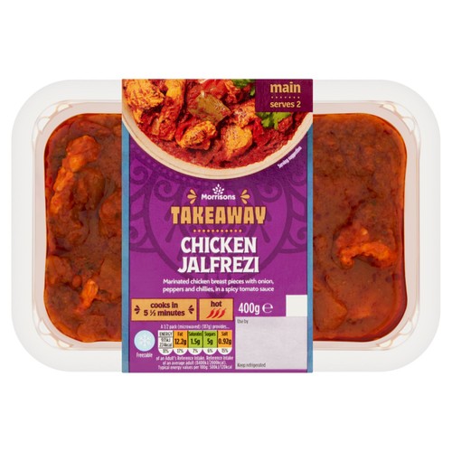 Morrisons Takeaway Chicken Jalfrezi   400g thumbnail 2