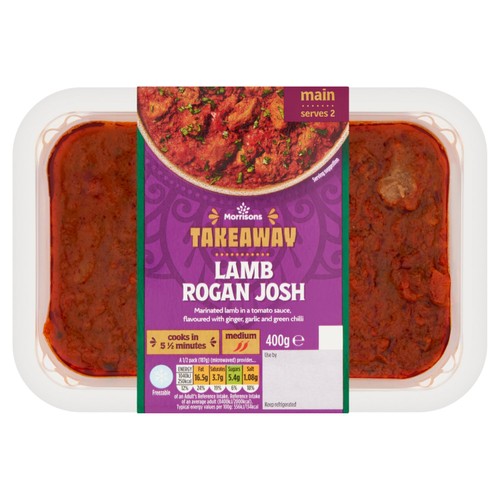 Morrisons Takeaway Lamb Rogan Josh   400g thumbnail 2