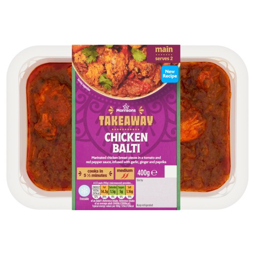 Morrisons Takeaway Chicken Balti   400g