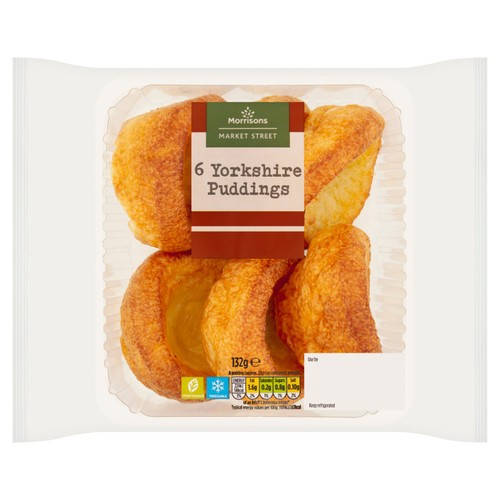 Morrisons British Yorkshire Puddings 6 Pack