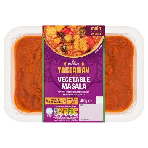 Morrisons Takeaway Vegetable Masala   400g thumbnail 2