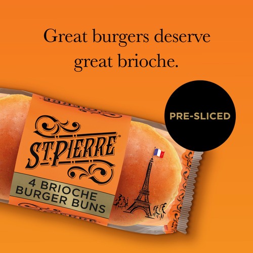 St Pierre 4 Brioche Burger Buns thumbnail 3