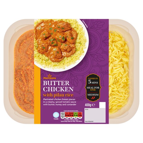Morrisons Butter Chicken With Pilau Rice  thumbnail 2