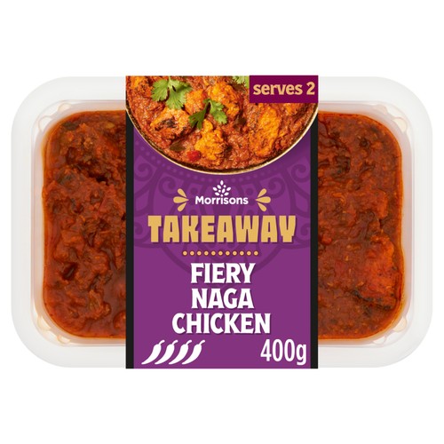 Morrisons Takeaway Limited Edition Fiery Naga Chicken Curry