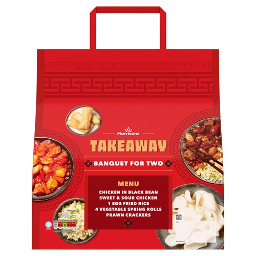 Morrisons Takeaway Banquet For Two- Black Bean & Sweet & Sour Chicken thumbnail 2