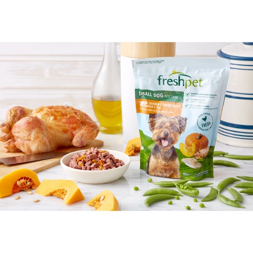Freshpet Small Dog Grilled Chicken & Turkey With Pumpkin & Peas  thumbnail 4