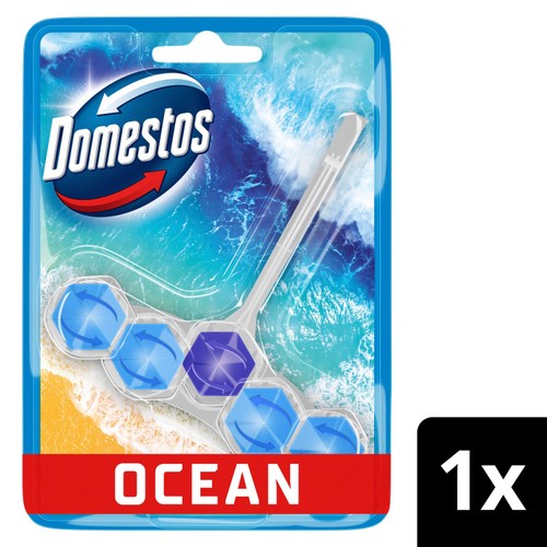 Domestos Power 5 Toilet Rim Block Ocean 50g