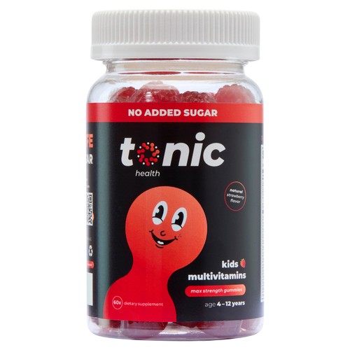 Tonic Kids Mulitvitamin Gummy Strawberry 30s