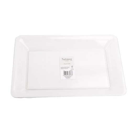 Nutmeg Home Clear Platter
