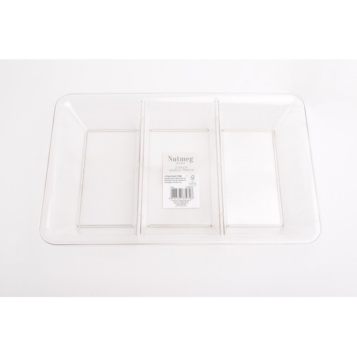 Nutmeg Home Clear Snack Tray
