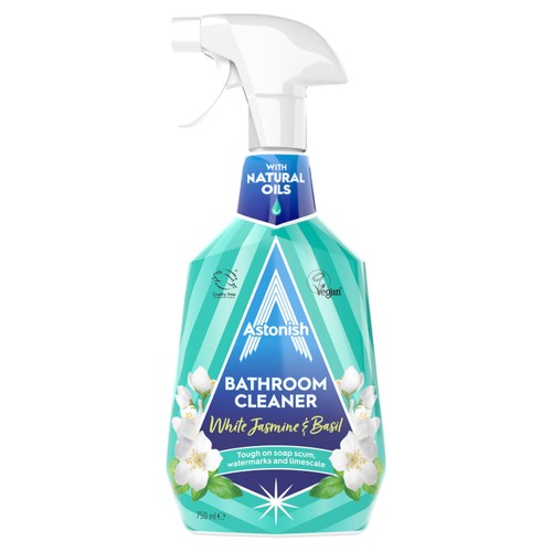 Astonish Bathroom Cleaner White Jasmine & Basil  thumbnail 2