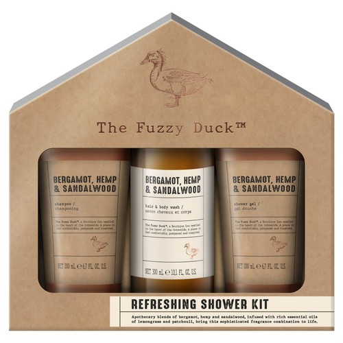 Baylis & Harding Bergamot Hemp & Sandalwood Refreshing Shower Gift Set