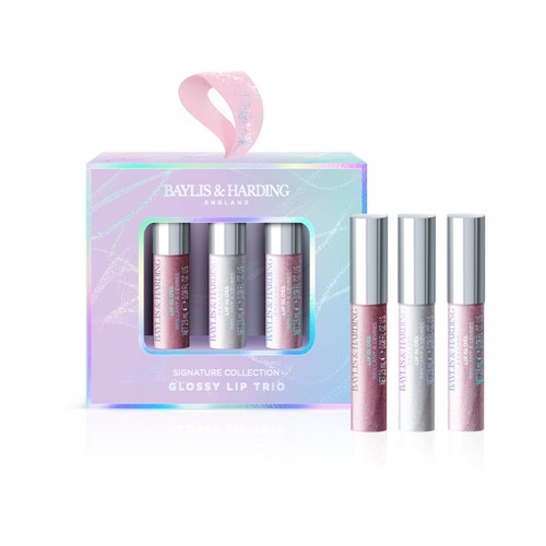 Baylis & Harding Jojoba, Vanilla & Almond Oil Glossy Lip Trio Gift Set thumbnail 2