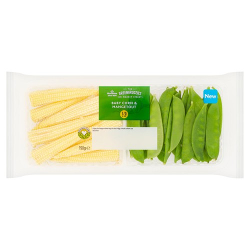 Morrisons Baby Corn & Mangetout