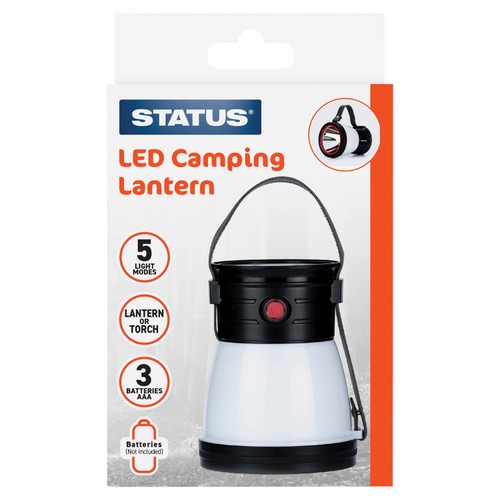 Status LED Camping Lantern Grey Strap thumbnail 2
