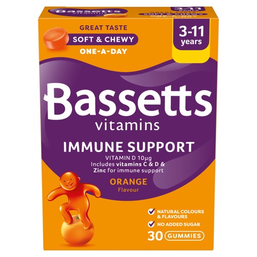 Bassetts Vitamins Immune Support 3-11 Years Orange 30s thumbnail 2