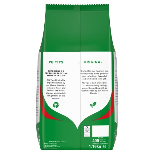 PG Tips Original 400 Tea Bags  thumbnail 3