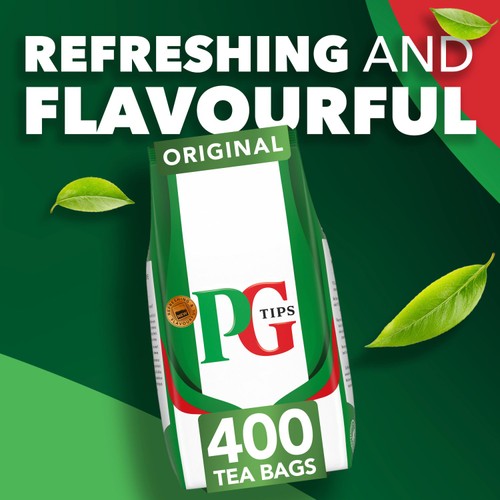 PG Tips Original 400 Tea Bags  thumbnail 4