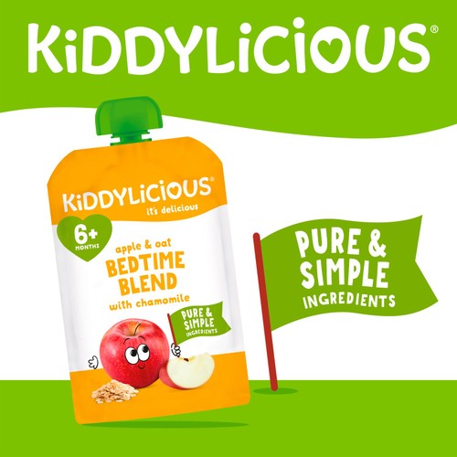 Kiddylicious Apple & Oat Bedtime Blend With Chamomile Pouch thumbnail 2