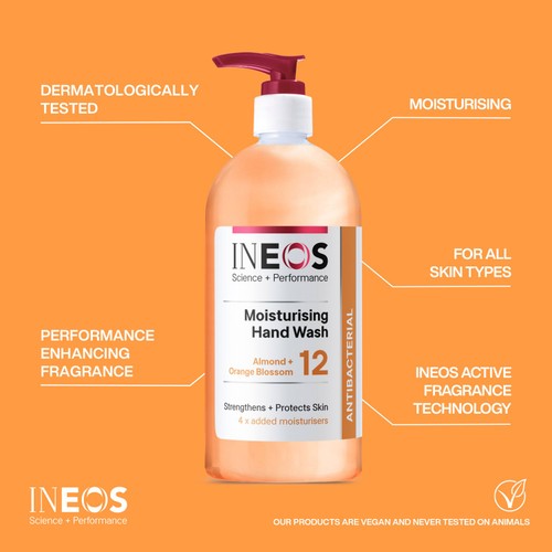 Ineos Moisturising Hand Wash Almond & Orange Blossom thumbnail 2