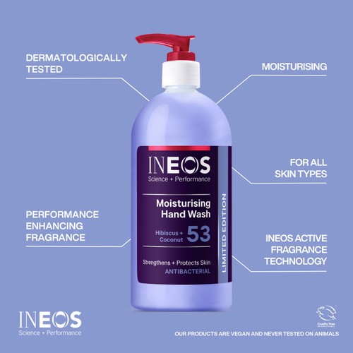 Ineos Moisturising Hand Wash Hibiscus & Coconut  thumbnail 2