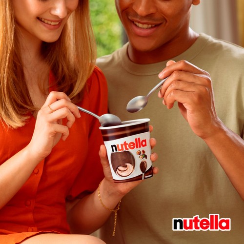 Nutella Chocolate & Hazelnut Ice Cream Tub 470ml thumbnail 2
