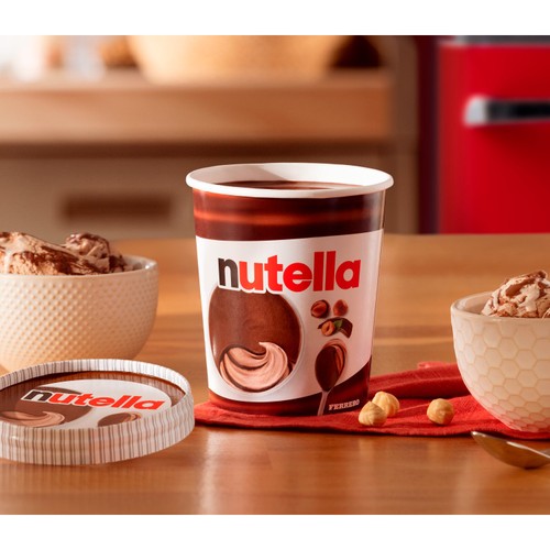 Nutella Chocolate & Hazelnut Ice Cream Tub 470ml thumbnail 5