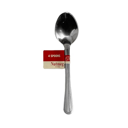 Nutmeg Home Essentials Spoons 4 Pack