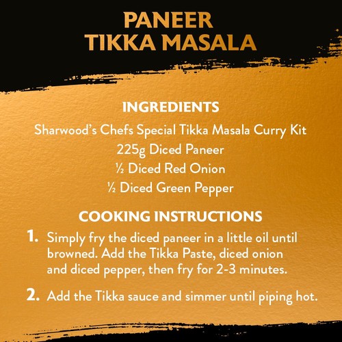Sharwood's Indian Tikka Masala Curry Sauce Meal Kit 280g thumbnail 3