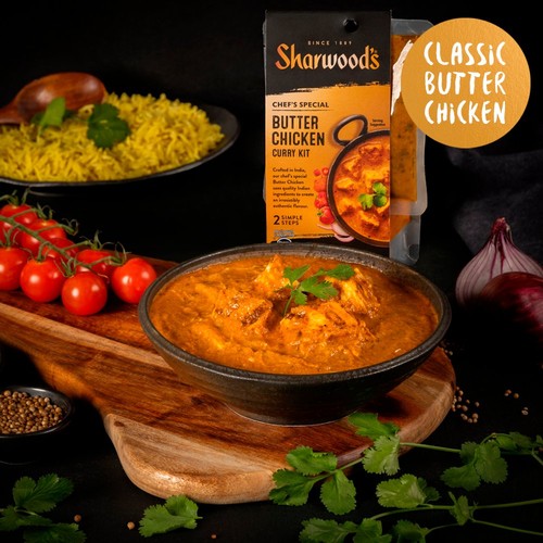 Sharwood's Indian Butter Chicken Curry Sauce Meal Kit 280g thumbnail 2