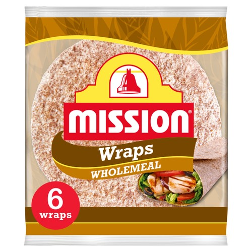 Mission Wholemeal Tortilla Wraps thumbnail 2