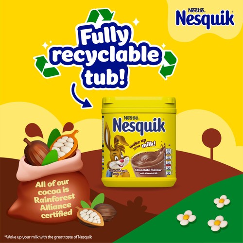 Nesquik Chocolate Flavour Milkshake Mix 1kg thumbnail 3
