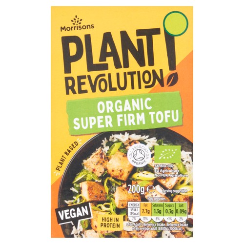Morrisons Plant Revolution Super Firm Organic Tofu 200g