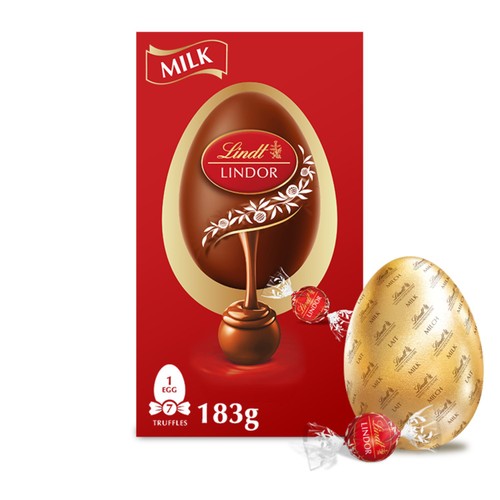 Lindt Lindor Easter Egg Milk Chocolate 183g thumbnail 2